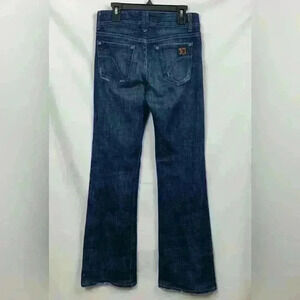 Joe's B Jeans Muse Fit Bootcut Blue Med Wash Low Rise Pockets Stretch Size 26